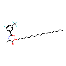 D-Alanine, N-(3-fluoro-5-trifluoromethylbenzoyl)-, heptadecyl ester