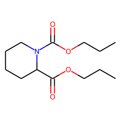 Pipecolic acid, N-propoxycarbonyl-, propyl ester