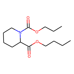 Pipecolic acid, N-propoxycarbonyl-, butyl ester