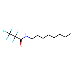Pentafluoropropanamide, N-octyl-