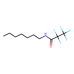 Pentafluoropropanamide, N-heptyl-