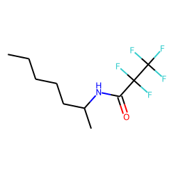 Pentafluoropropanamide, N-(hept-2-yl)-