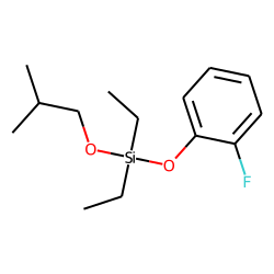 Silane, diethyl(2-fluorophenoxy)isobutoxy-