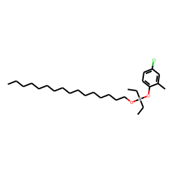 Silane, diethyl(4-chloro-2-methylphenoxy)hexadecyloxy-