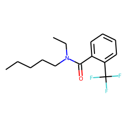 Benzamide, 2-trifluoromethyl-N-ethyl-N-pentyl-