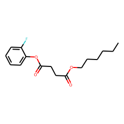 Succinic acid, 2-fluorophenyl hexyl ester