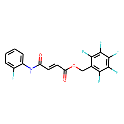 Fumaric acid, monoamide, N-(2-fluorophenyl)-, pentafluorobenzyl ester