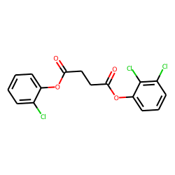 Succinic acid, 2-chlorophenyl 2,3-dichlorophenyl ester