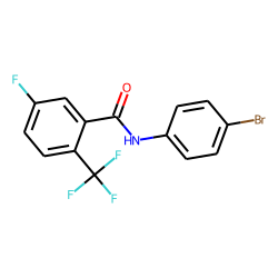 3-Fluoro-6-trifluoromethylbenzamide, N-(4-bromophenyl)-