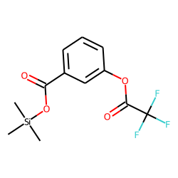 Benzoic acid, 3-trifluoroacetyloxy-, trimethylsilyl ester