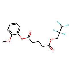 Glutaric acid, 2,2,3,3-tetrafluoropropyl 2-methoxyphenyl ester