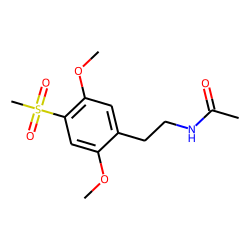 Phenethylamine, 2,5-dimethoxy-4-methylthio, sulfone, N-acetyl