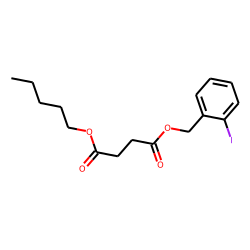 Succinic acid, 2-iodobenzyl pentyl ester