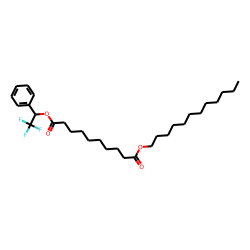Sebacic acid, 1-phenyl-2,2,2-trifluoromethylethyl dodecyl ester