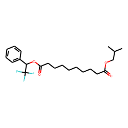 Sebacic acid, isobutyl 1-phenyl-2,2,2-trifluoromethylethyl ester