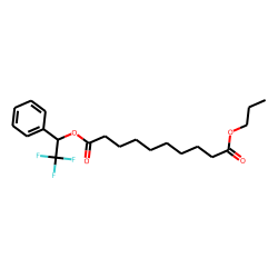 Sebacic acid, 1-phenyl-2,2,2-trifluoromethylethyl propyl ester