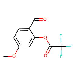 2-Hydroxy-4-methoxybenzaldehyde, O-trifluoroacetyl-