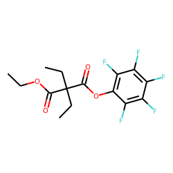 Diethylmalonic acid, ethyl pentafluorophenyl ester