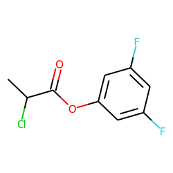 2-Chloropropionic acid, 3,5-difluophenyl ester