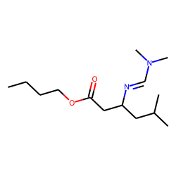 DL-«beta»-Homoleucine, N-dimethylaminomethylene-, butyl ester