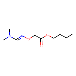 O-(Carboxymethyl)hydroxylamine, N-dimethylaminomethylene-, butyl ester