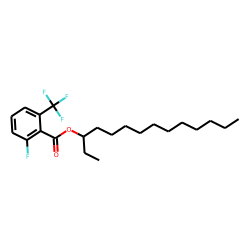 2-Fluoro-6-trifluoromethylbenzoic acid, 3-tetradecyl ester