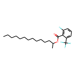 2-Fluoro-6-trifluoromethylbenzoic acid, 2-tetradecyl ester