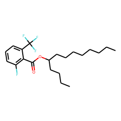 2-Fluoro-6-trifluoromethylbenzoic acid, 5-tridecyl ester