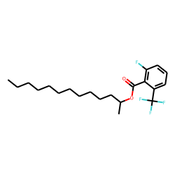 2-Fluoro-6-trifluoromethylbenzoic acid, 2-tridecyl ester