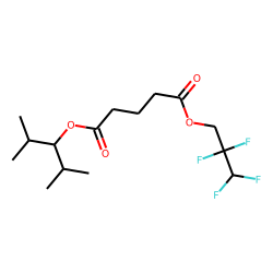 Glutaric acid, 2,2,3,3-tetrafluoropropyl 2,4-dimethylpent-3-yl ester
