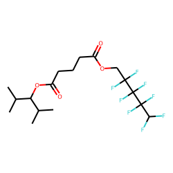 Glutaric acid, 2,2,3,3,4,4,5,5-octafluoropentyl 2,4-dimethylpent-3-yl ester