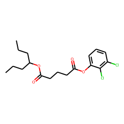 Glutaric acid, 2,3-dichlorophenyl hept-4-yl ester