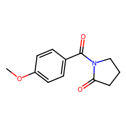 1-(4-methoxybenzoyl)pyrrolidin-2-one