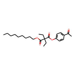 Diethylmalonic acid, 4-acetylphenyl nonyl ester