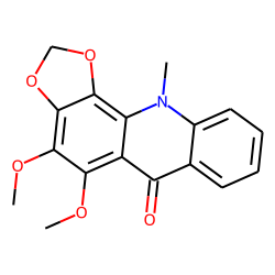 1,3-Dioxolo[4,5-c]acridin-6(11H)-one, 4,5-dimethoxy-11-methyl-
