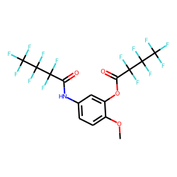 5-Amino-2-methoxyphenol, O,N-bis(heptafluorobutyryl)-