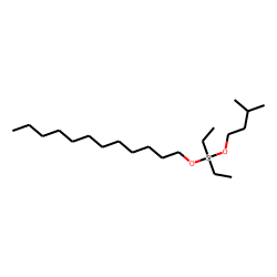 Silane, diethyldodecyloxy(3-methylbutoxy)-