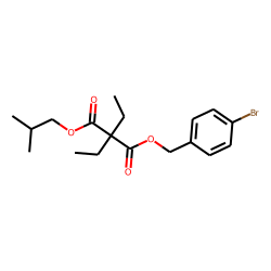 Diethylmalonic acid, 4-bromobenzyl isobutyl ester