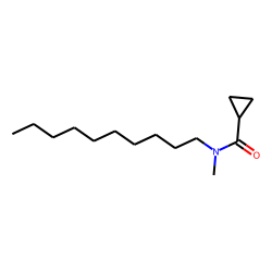 Cyclopropanecarboxamide, N-decyl-N-methyl-