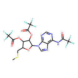 5'-S-Methyl-5'-thioadenosine, N,O,O'-tris(trifluoroacetyl)-