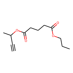 Glutaric acid, but-3-yn-2-yl propyl ester