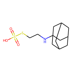 Ethanethiol, 2-(1-adamantyl)amino-, hydrogen sulfate