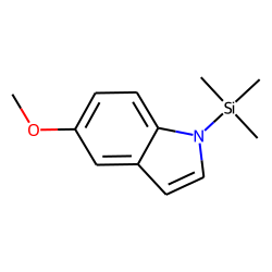 Indole, 5-methoxy, TMS