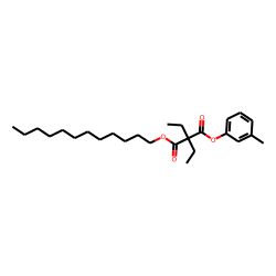 Diethylmalonic acid, dodecyl 3-methylphenyl ester