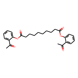 Sebacic acid, di(2-acetylphenyl) ester