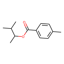 Benzoic acid, 4-methyl-, 3-methyl-2-butyl ester