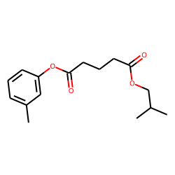 Glutaric acid, isobutyl 3-methylphenyl ester