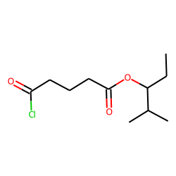 Glutaric acid, monochloride, 2-methylpent-3-yl ester
