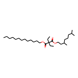 Diethylmalonic acid, 3,7-dimethyloctyl tridecyl ester