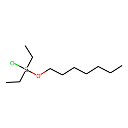 Silane, chlorodiethylheptyloxy-